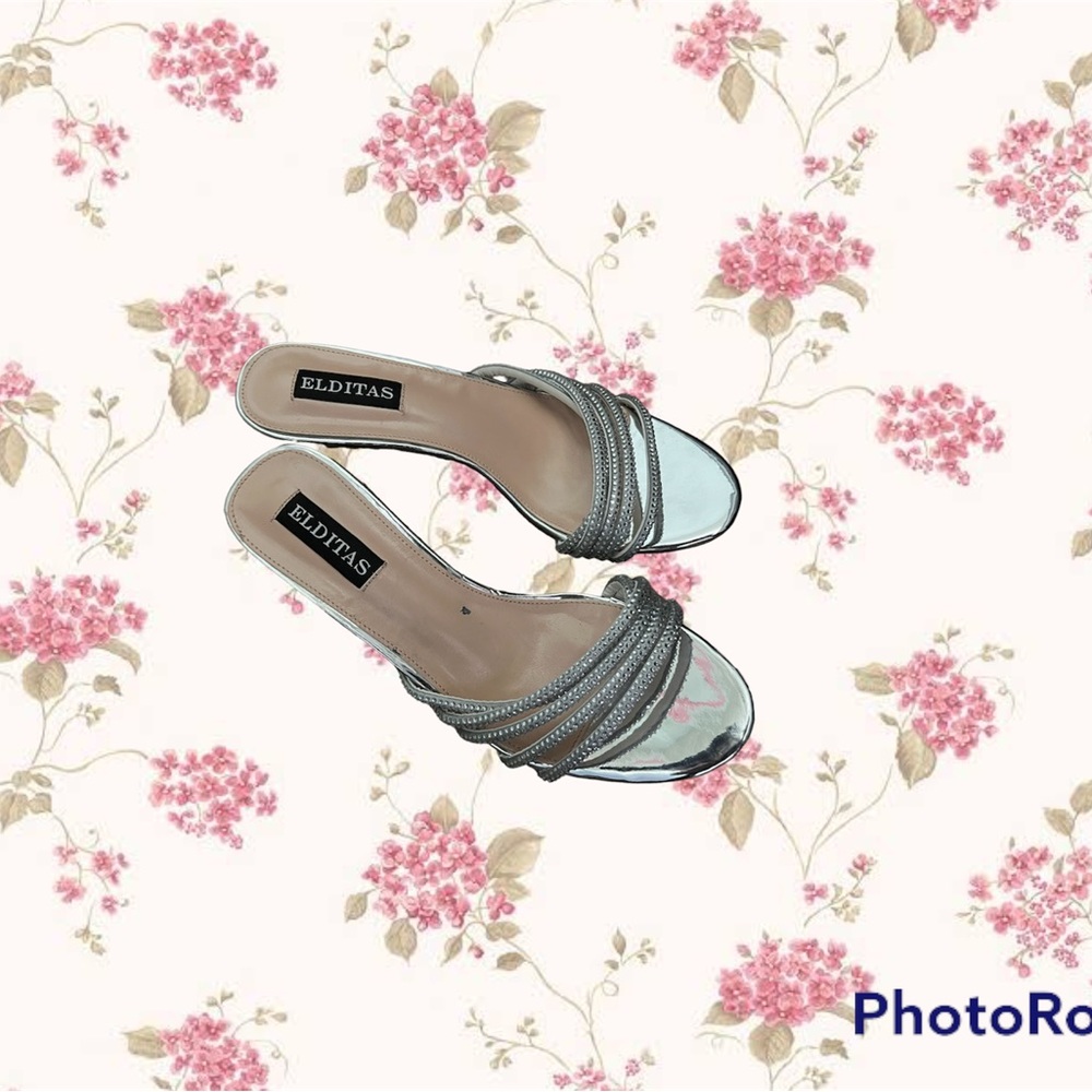 Silver shoes